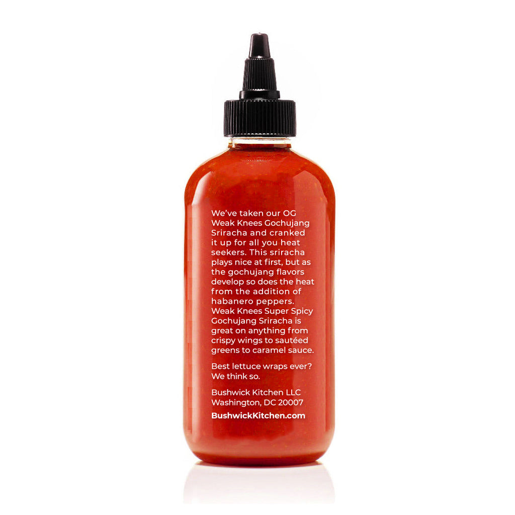 Super Spicy Weak Knees Gochujang Sriracha